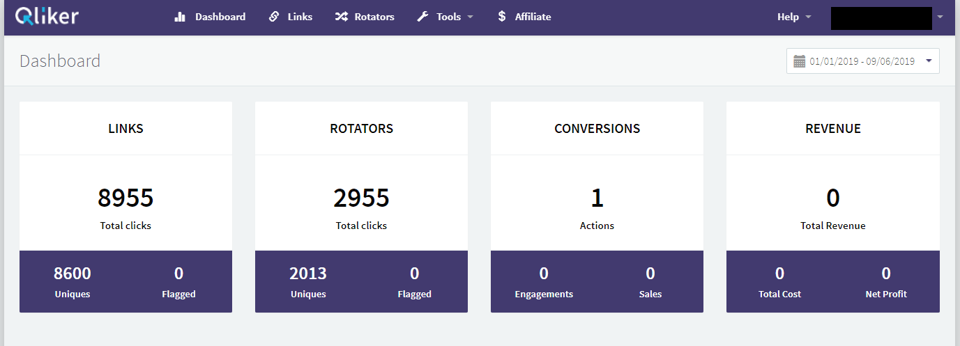 Qliker Dashboard