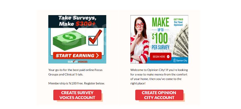 Create Survey Voices and Opinion City Account through AOJ