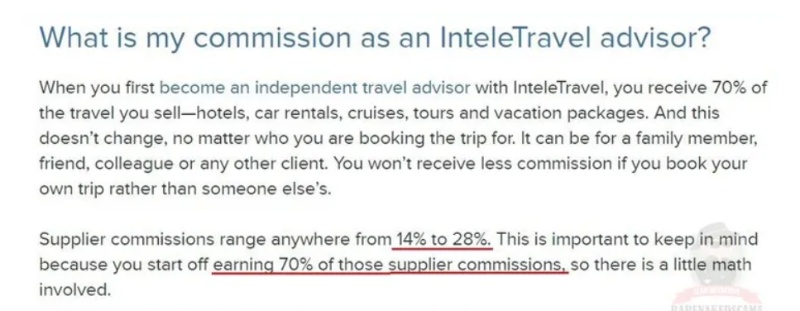 InteleTravel Advisor Commission