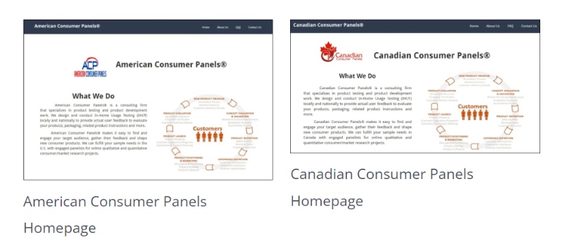 american consumer panels vs canadian consumer panels