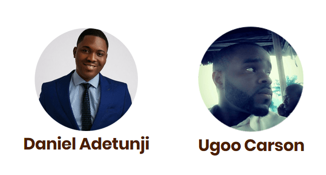 Pixielogo Creators Daiel Adetunji and Ugoo Carson