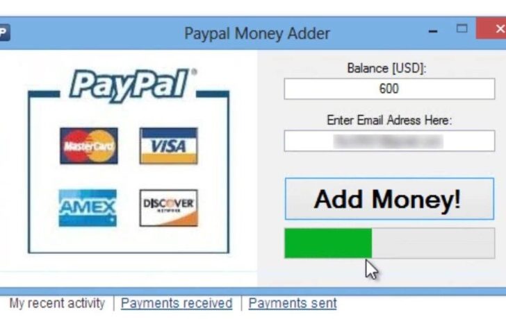 paypal money adder