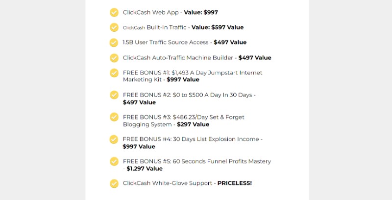 ClickCash Features