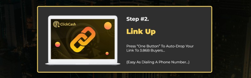 How do you use clickcash-step two