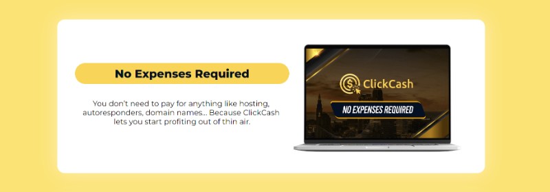 No expenses required at ClickCash