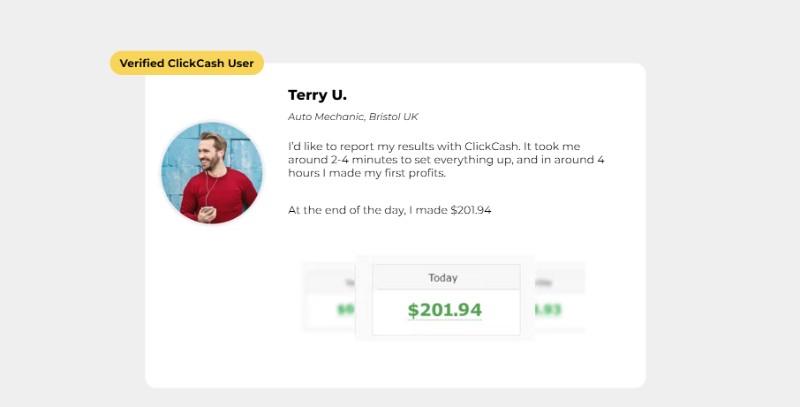 Verified ClickCash User from Bristol, UK