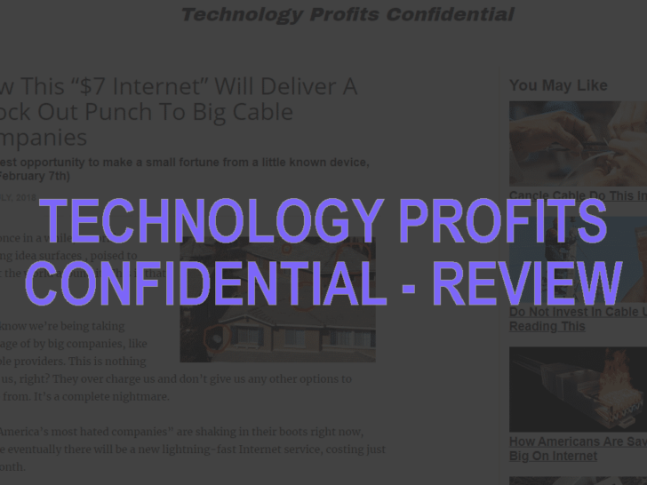 technology profits confidential review