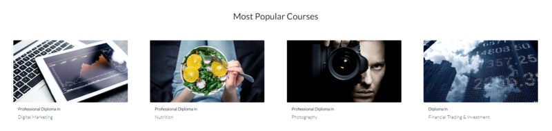 Shaw Academy Popular Courses