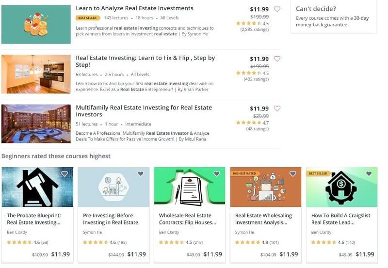 Udemy prices