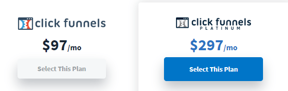 ClickFunnels Plan Pricing