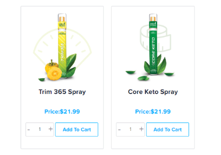 Nutritional Sprays