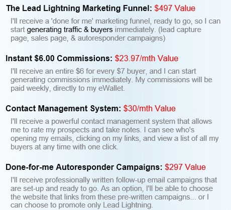 Lead Lightning Funnel Price