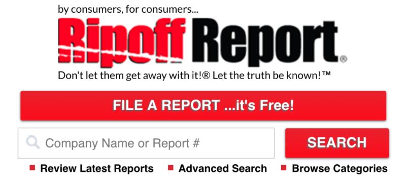 Ripoff Report Banner