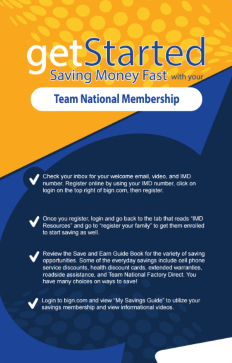 Team National Membership Brochure