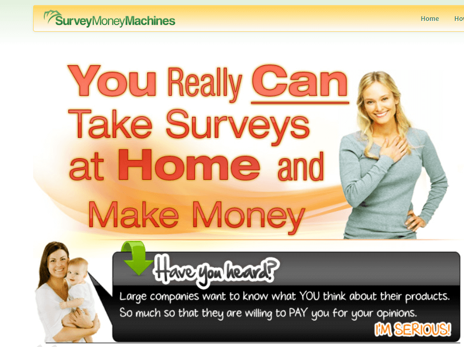 Survey Money Machines Sales Pitch