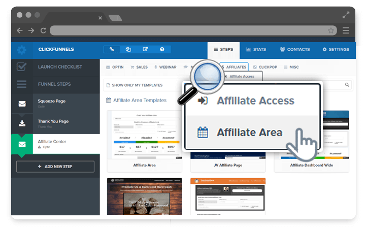 ClickFunnels  Affiliate Area