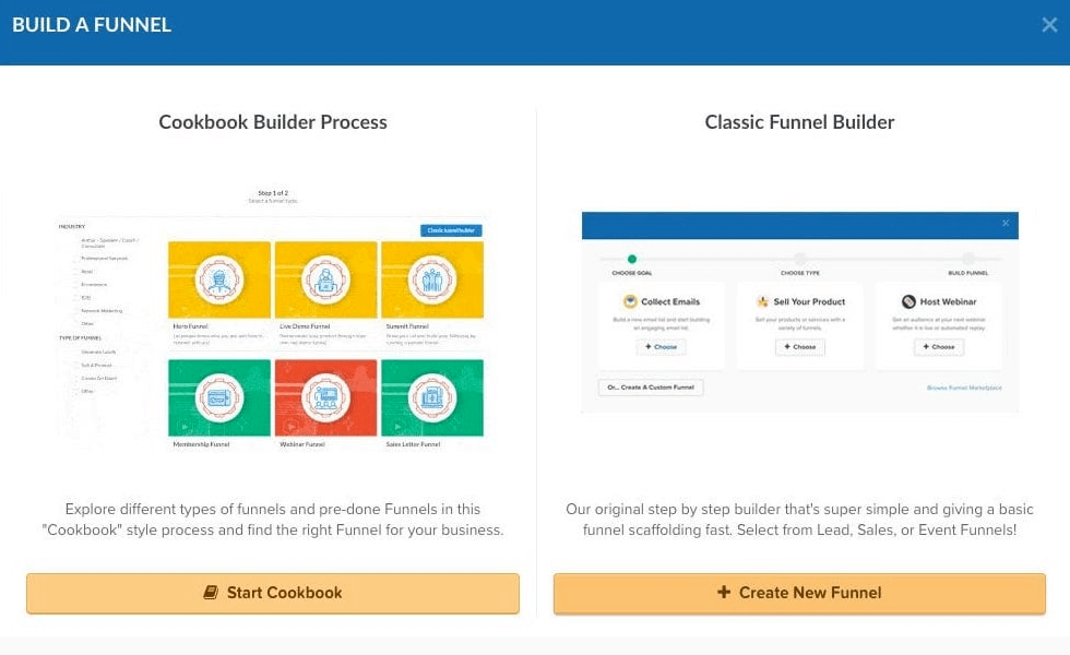 ClickFunnels Building a Funeel