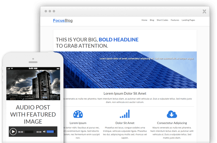 FocusBlog Thrive Theme Template