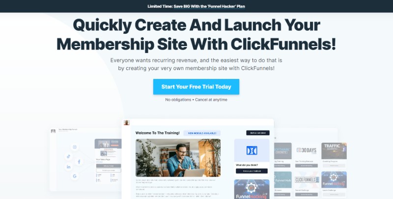 ClickFunnels Membership Site