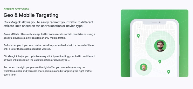 ClickMagick Geo & Mobile Targeting