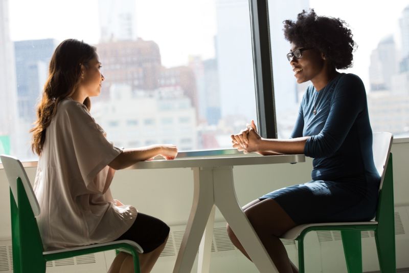 Client-Interfacing, woman talking to client