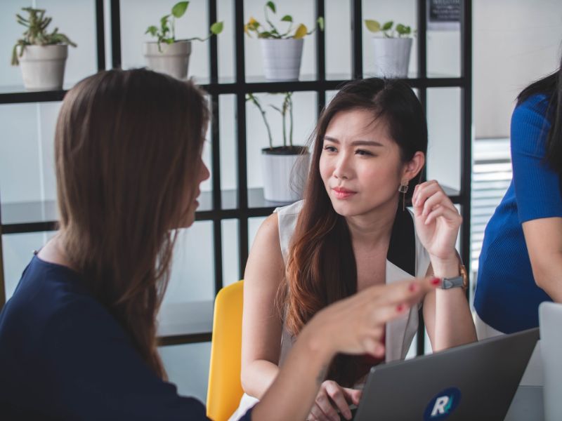 Communication- Two women talking