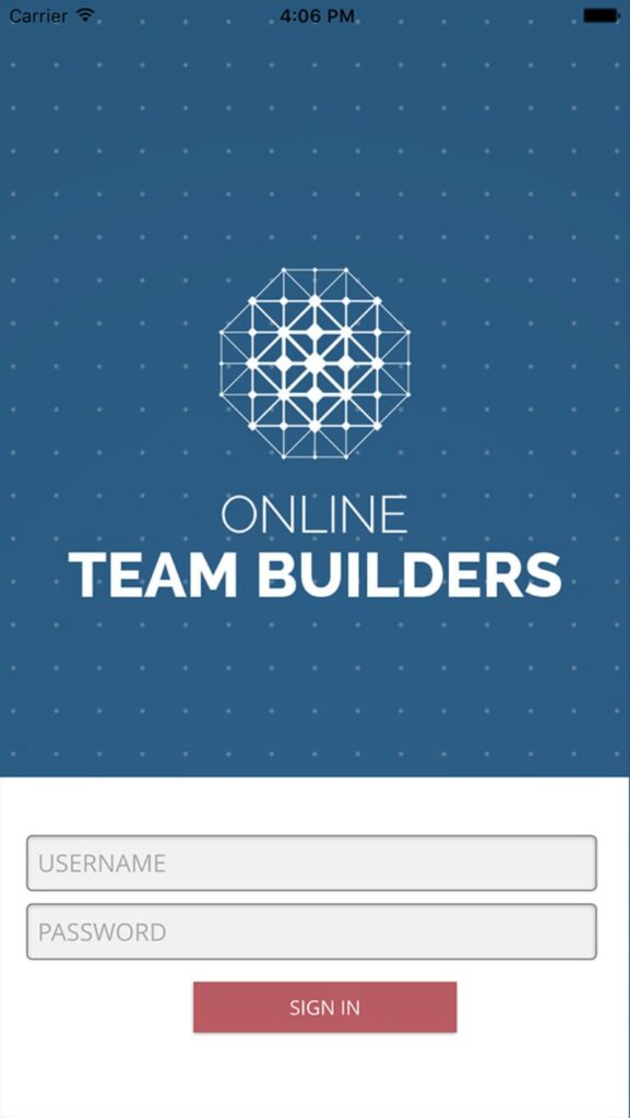 Mobile App - Online Team Builders