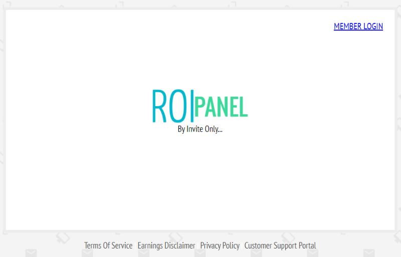 ROI Panel Member Login