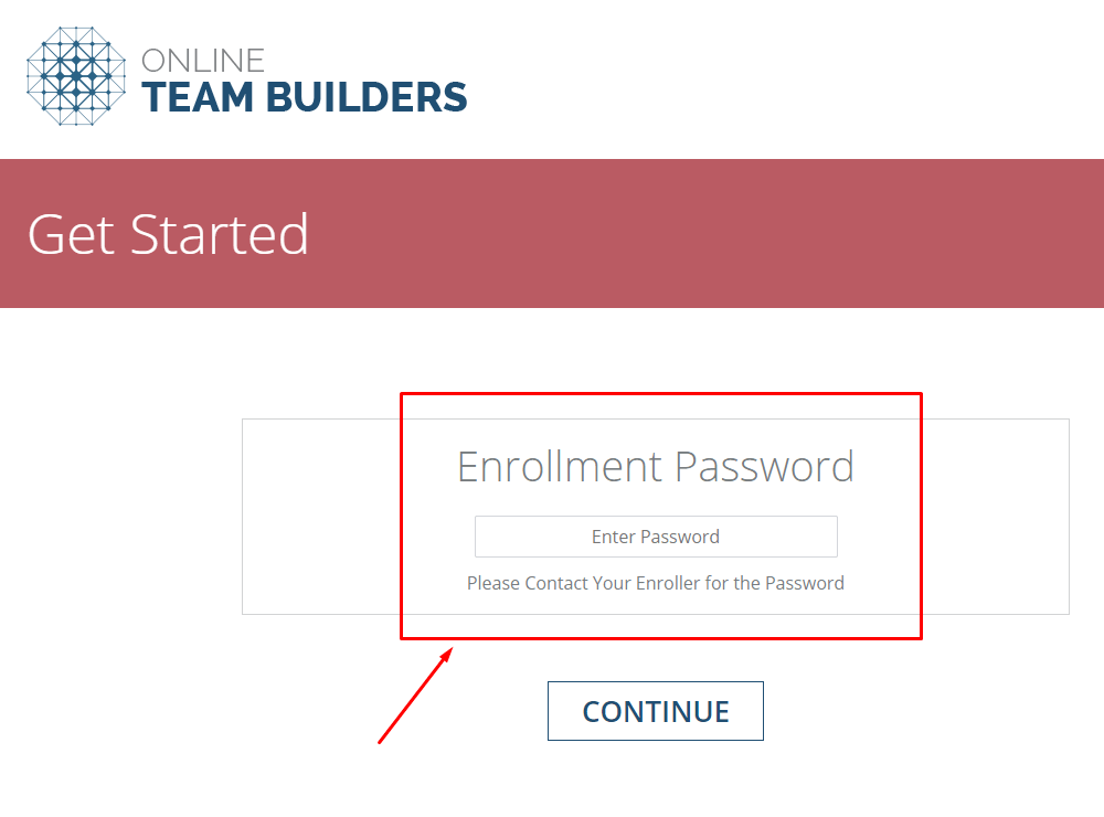 Online Team Builders Registration Process