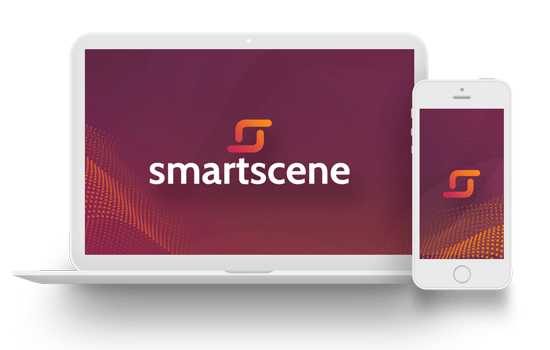 Smartscene Logo on a Laptop and Phone Screen