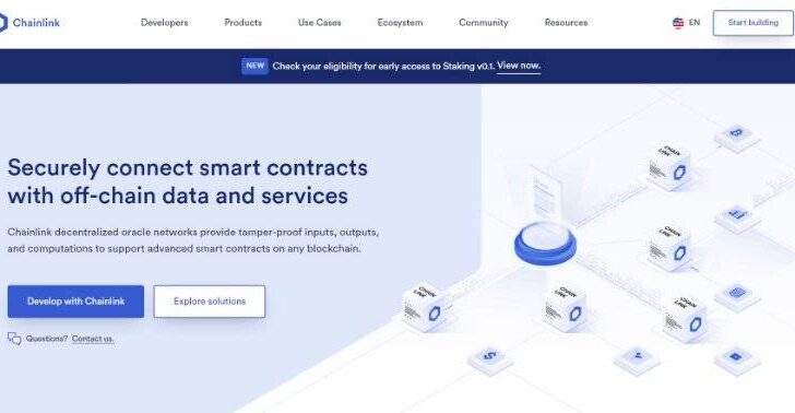 Chainlink Webpage