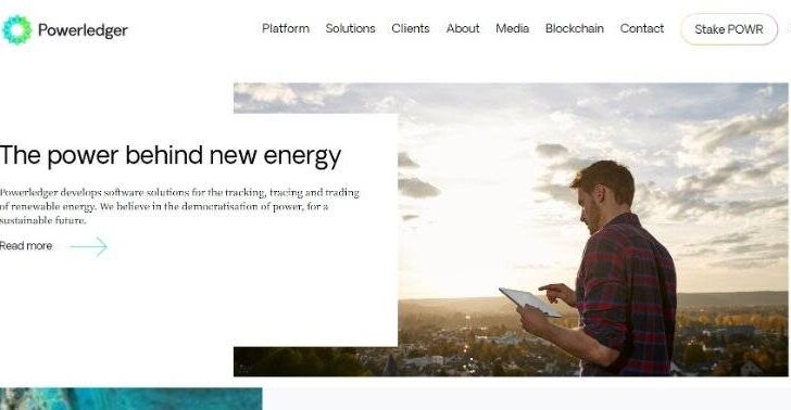 Power Ledger Webpage