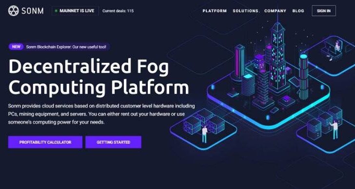 Sonm Webpage