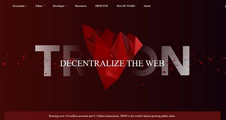 Tron Webpage