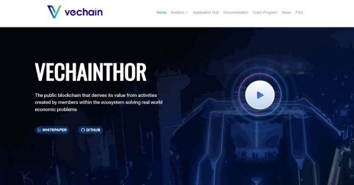 Vechain Webpage