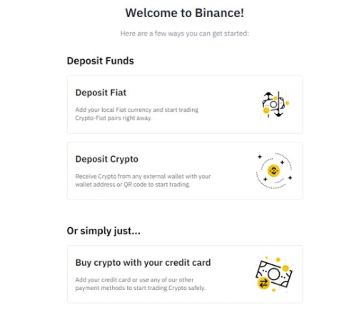 Binance Account Set Up