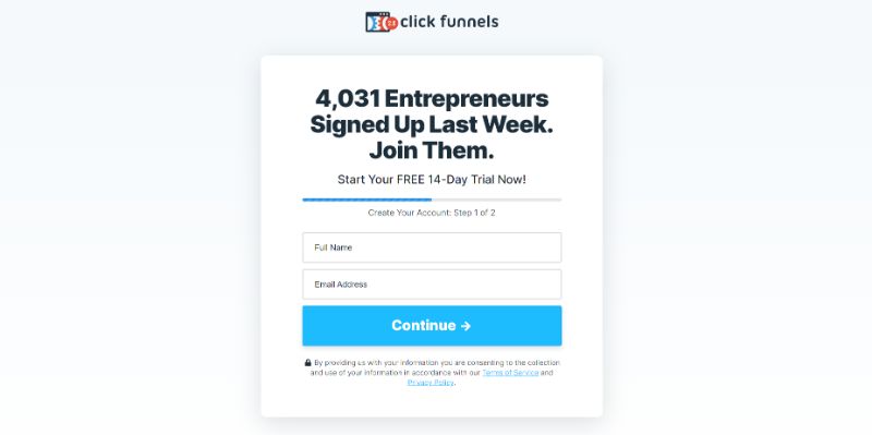 ClickFunnels Free Trial Plan