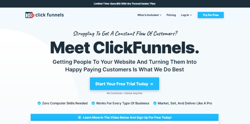 ClickFunnels Website