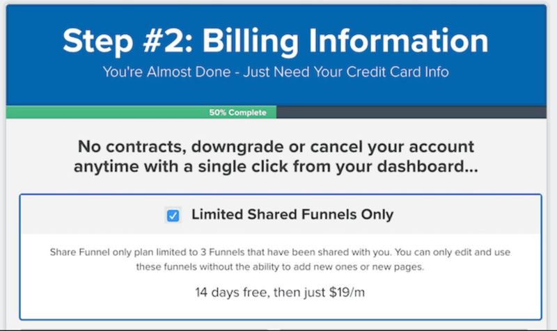 Clickfunnels Shared Plan’s limitations