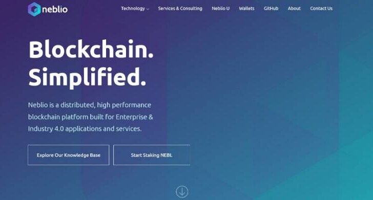 Neblio Webpage