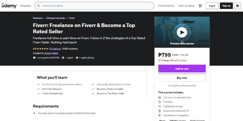 Freelance on Fiverr & Become a Top Rated Seller