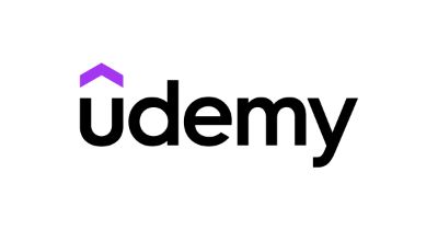 Udemy white logo