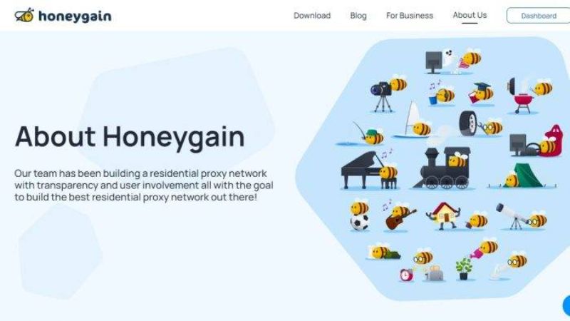 Honeygain website