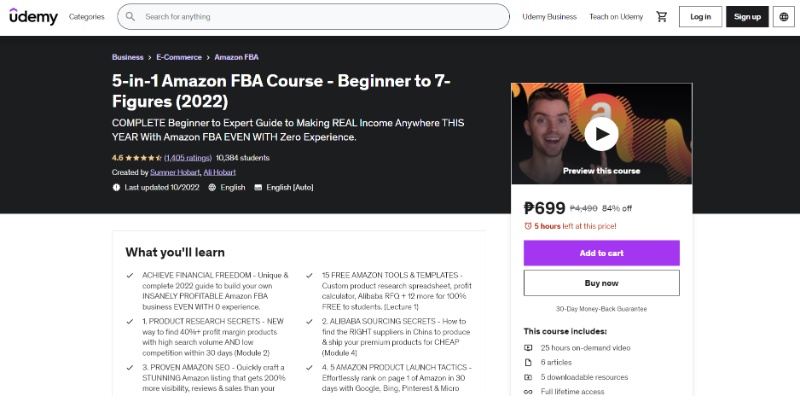 Amazon FBA Course - Beginner to Seven Figures