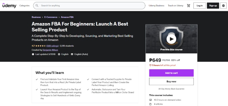 Amazon FBA For Beginners Launch A Best Selling Product