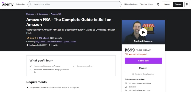 Amazon FBA - The Complete Guide to Sell on Amazon