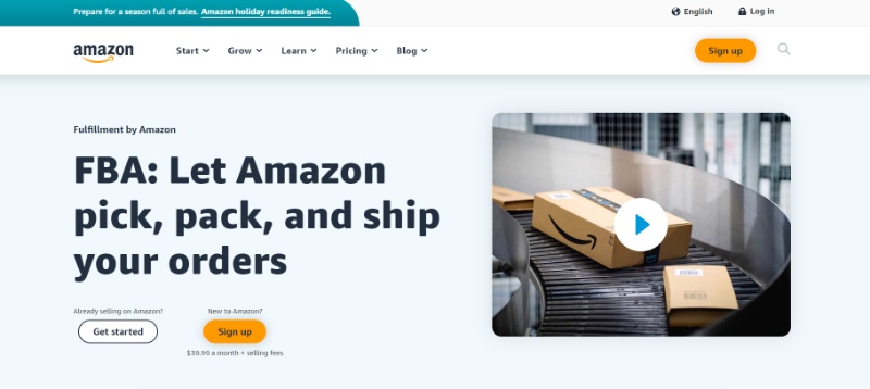 Amazon FBA Website