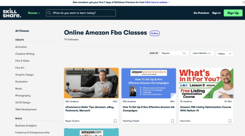 Amazon Seller Central by Skillshare