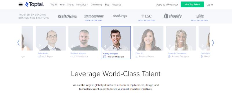 Leverage World Class Talent in Toptal