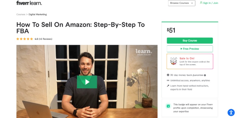 Sell on Amazon Step-By-Step To FBA (Fiverr)